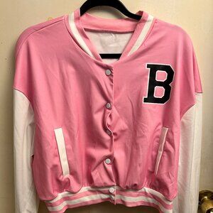 Womens Varsity Cropped Jacket